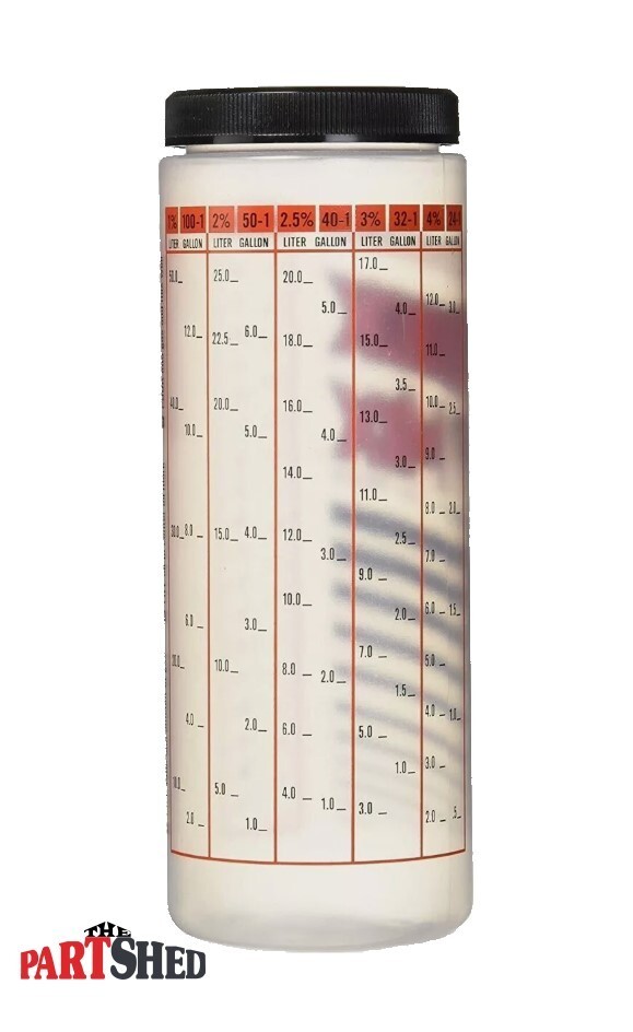 Quick Mix Maxima Measuring 2 Stroke Premix Cup Oil Bottle With Screw Cap 10120