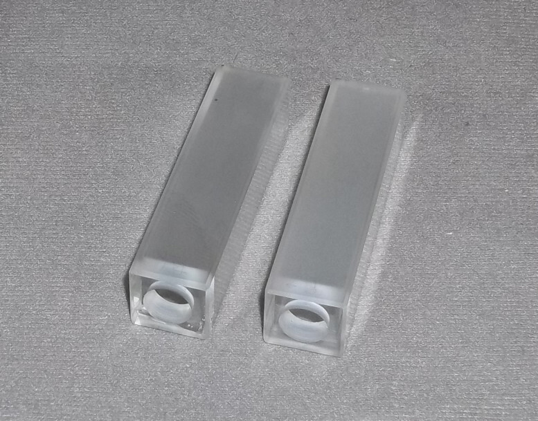 Precision Cells Inc. Rectangular Spectrophotometer Cell Type 29M LT/PATH 10mm