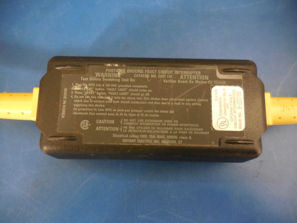 Bryant Ground Fault Circuit Interrupter B-233789