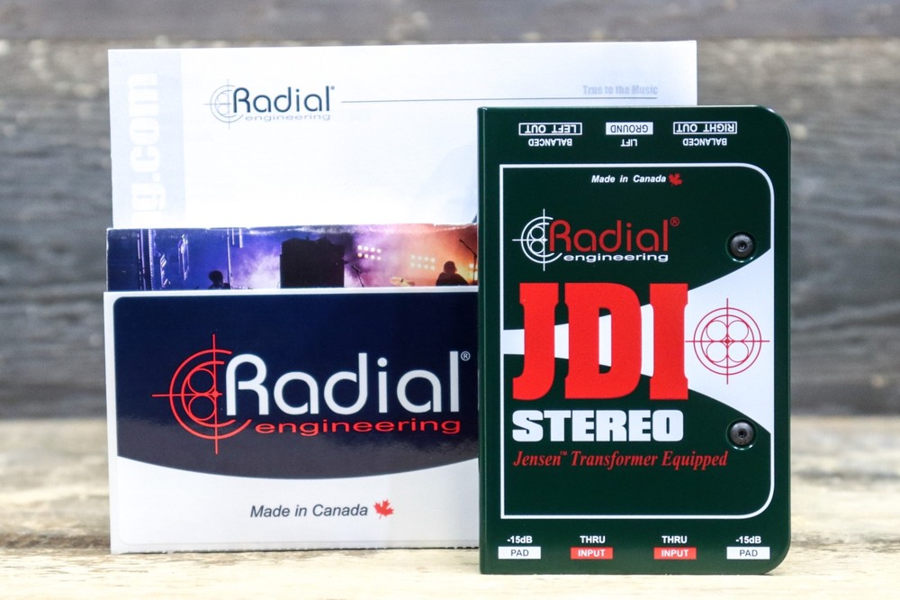 Radial Engineering JDI Stereo Jensen Transformer Equipped Passive Direct Box
