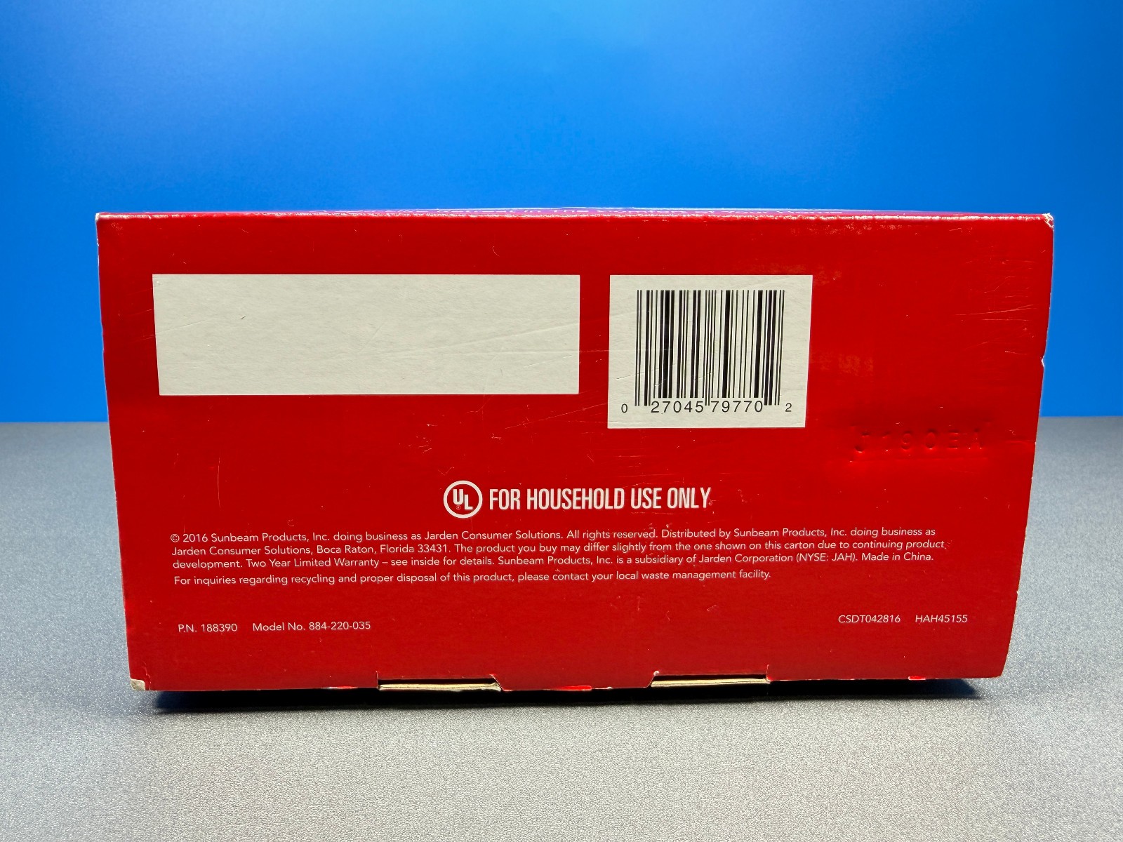 SUNBEAM MASSAGING RENUE EXTENDED BACK HEAT HEATING PAD THERAPY 26" X 34" NEW