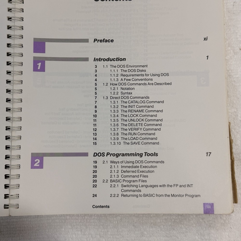 VINTAGE Apple II DOS Programmer’s Manual Free Shipping