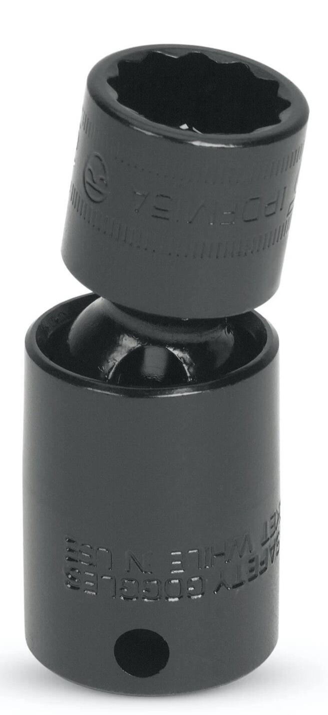 NEW Snap On 3/8" Dr. 12-Point IPDFM15A - 15MM Shallow Swivel Impact Socket