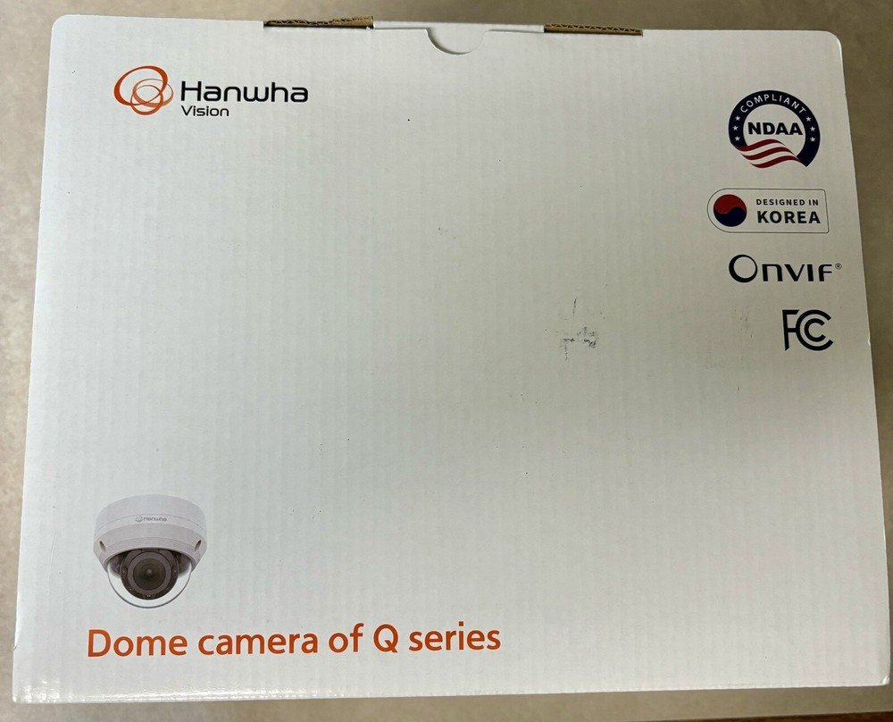 Hanwha QNV-7082R IP Dome Camera.