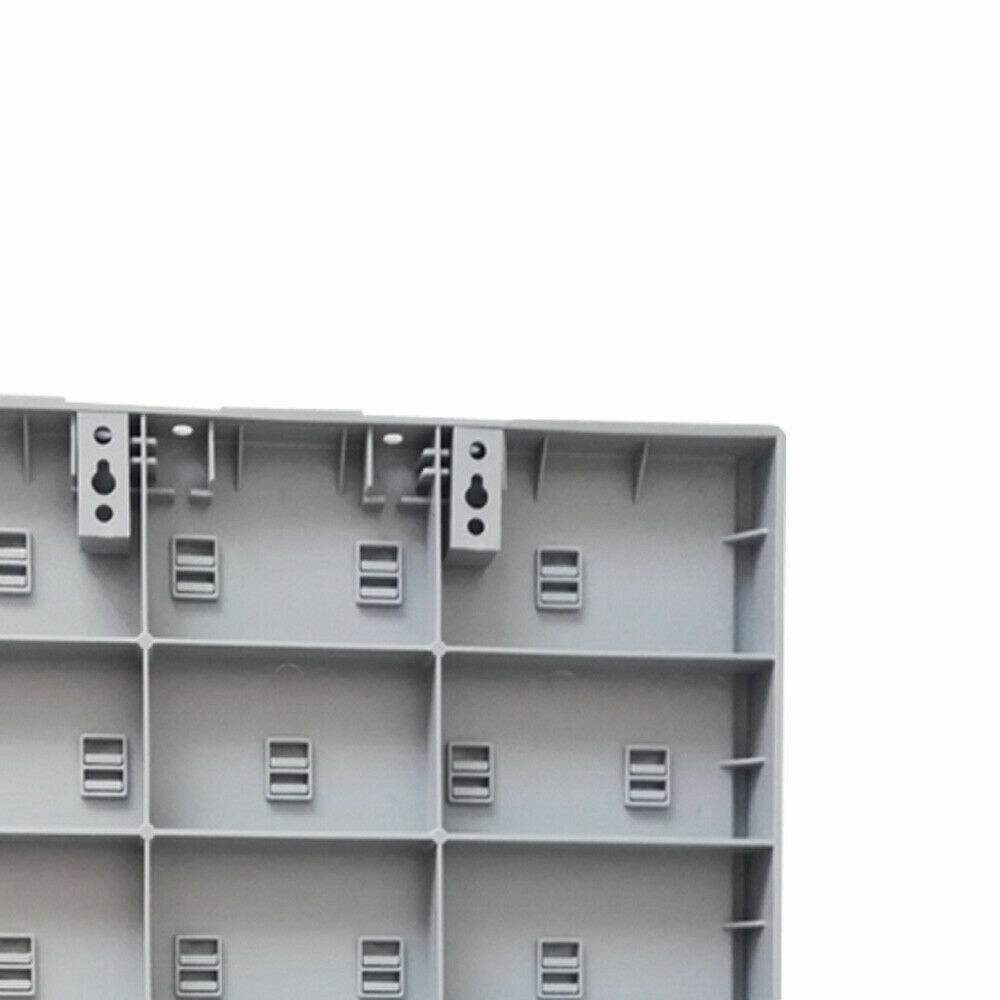 27 Pegs Laboratory Drying Rack Lab Draining Peg Board Rack Wall Mount PP