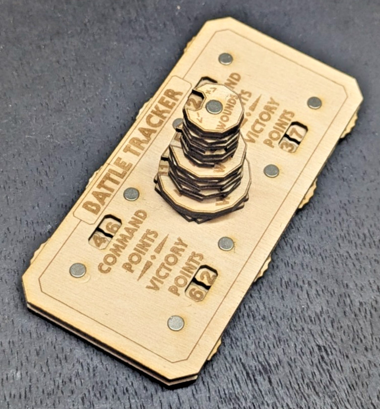 Battle Tracker & Wound Counters– Warhammer 40k, Kill Team Tabletop Wargames