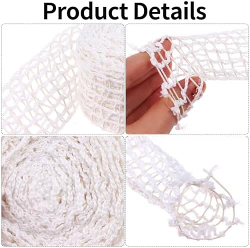 Elastic meat netting roll for cooking smoking