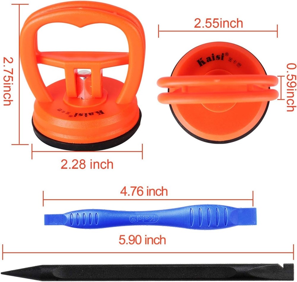 11 PCS Screen Suction Cup Kit LCD Screen Opening Tools Screen Replacement Too...