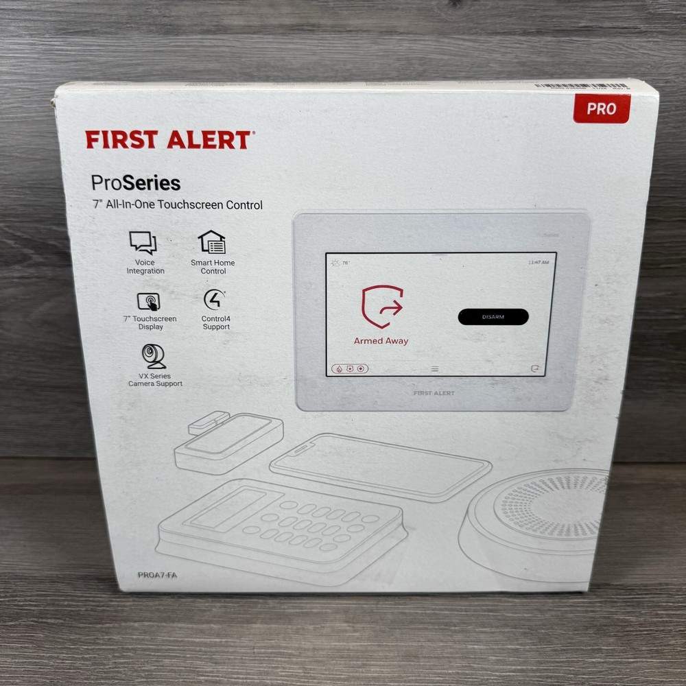 First Alert PROA7-FA All-in-One Touchscreen Security Panel