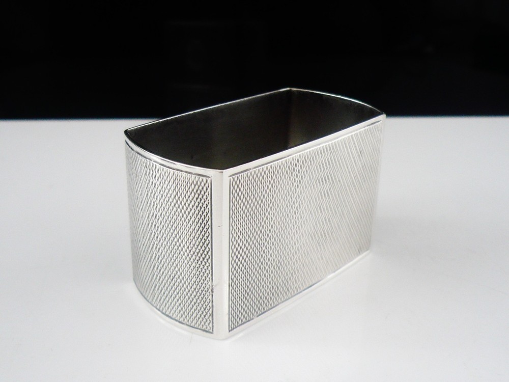 Sterling Silver Napkin Ring, EILEEN, Hallmarked Birmingham 1937