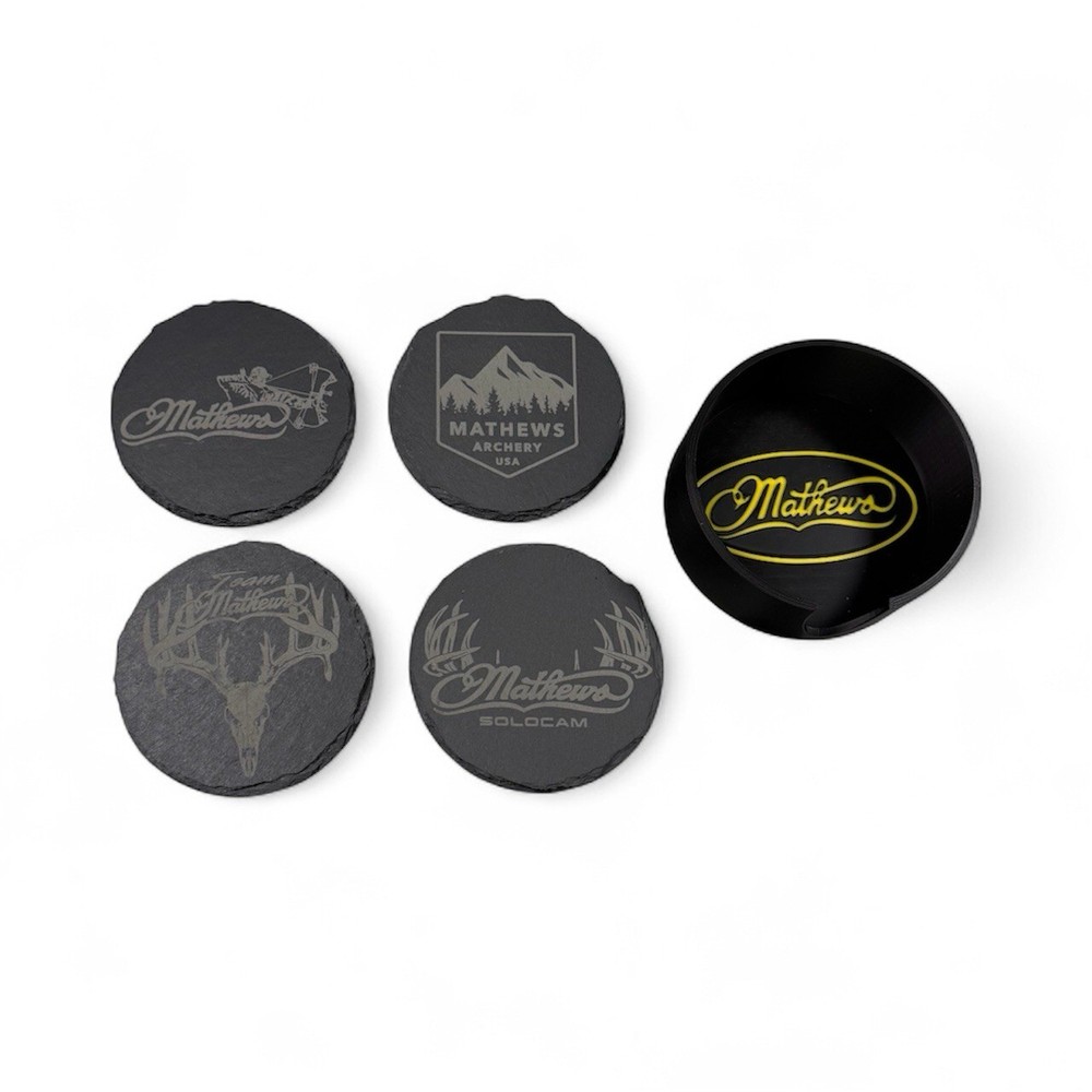 Mathew's Solocam Slate Coasters Set