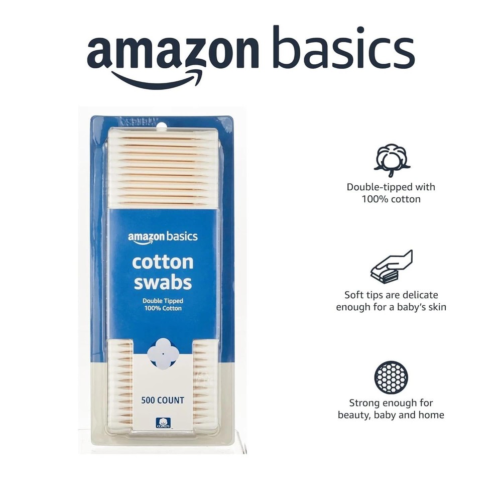 Q-tips Cotton Swabs 500 Count | Ebay