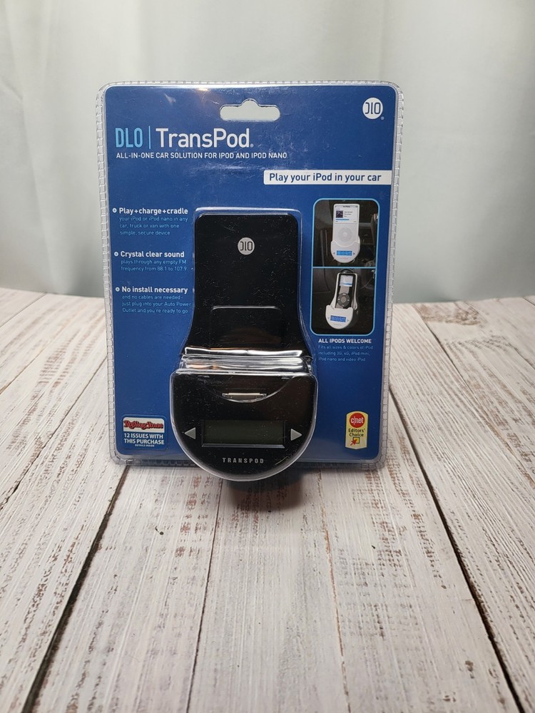 DLO TransPod All-in-One Car Charger & FM Transmitter for iPod / iPod Nano