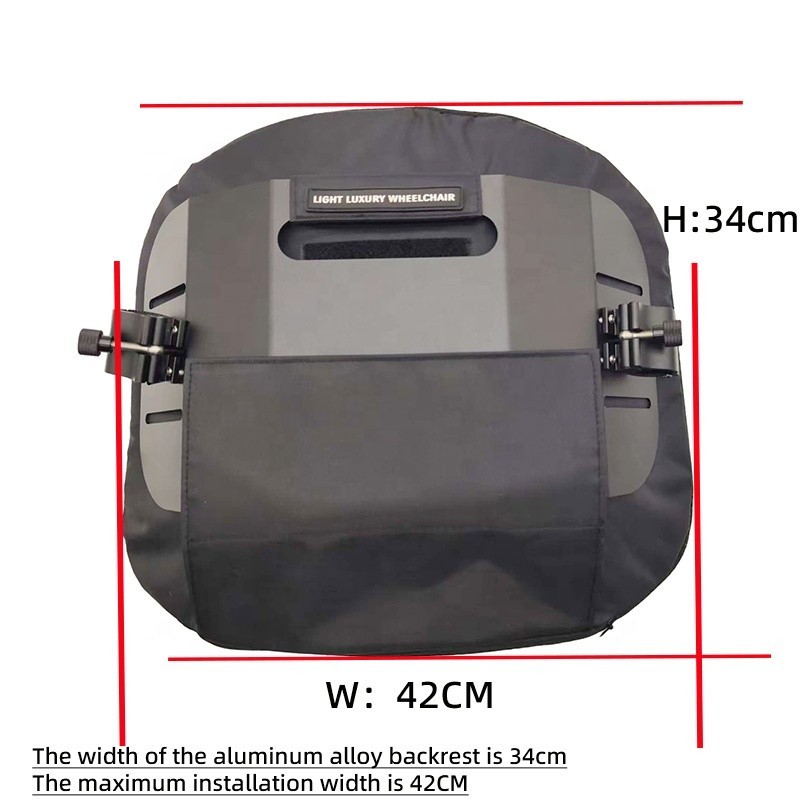 Aluminum Padded Wheelchair Backrest