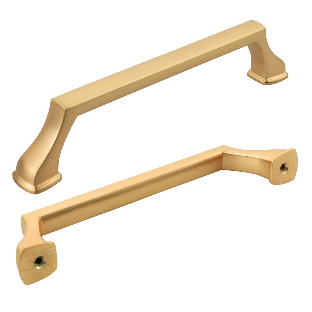 Solid Brushed Champagne Gold Cabinet Pulls Knobs Handles Kitchen Bathroom Drawer