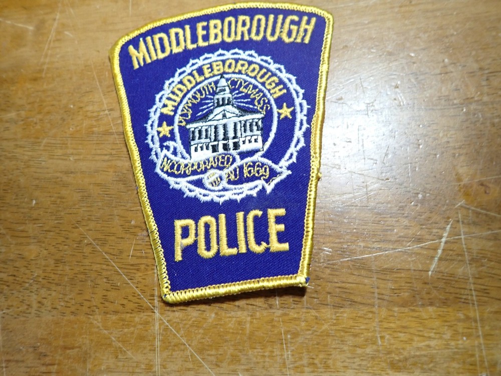 MIDDLEBOROUGH MASSACHUSETTS  OBSOLETE  EARLY VEST PATCH BX 6 #2