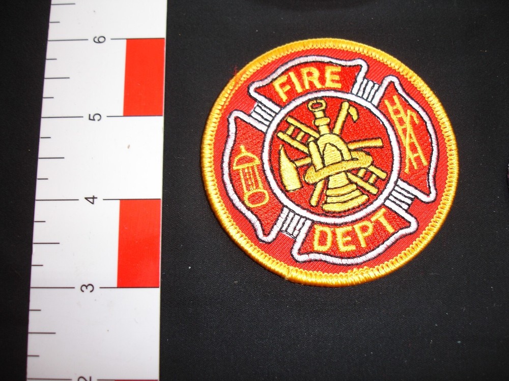 fire department firefighting rescue vintage patch set