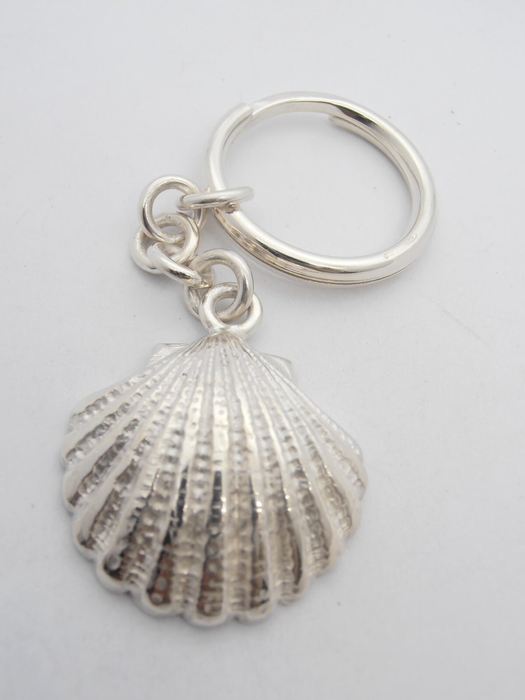 Capasanta: 925 Silver Keychain - Shell - St. James - Santiago