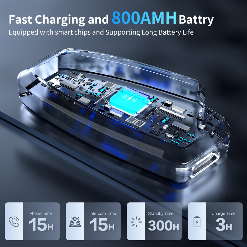 FX10C Motorcycle Intercom 32 Riders Communication Mesh Bluetooth Helmet Headset