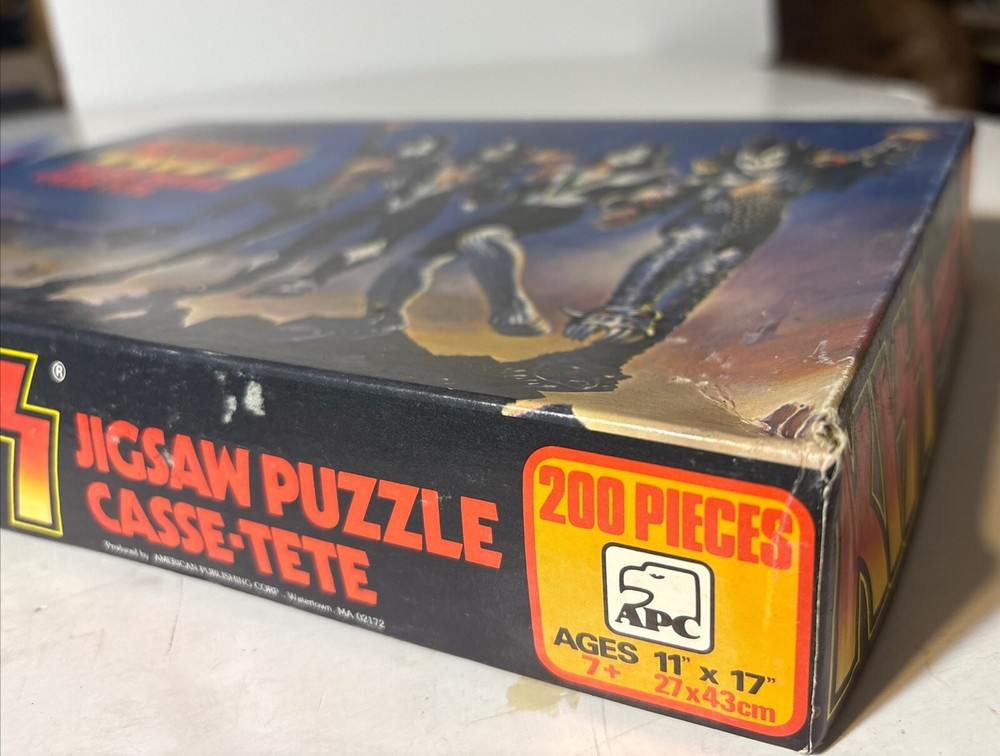 KISS Jigsaw Puzzle From 1977 Complete 200 Pieces