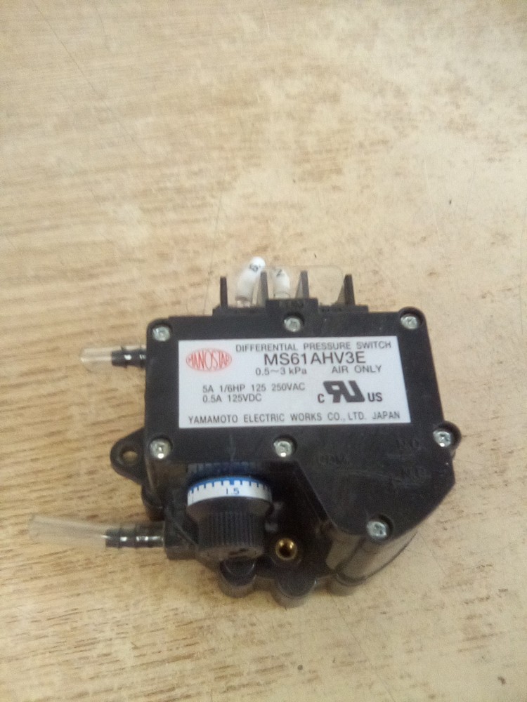 Yamamoto MS62AHV3E Differential Pressure Switch