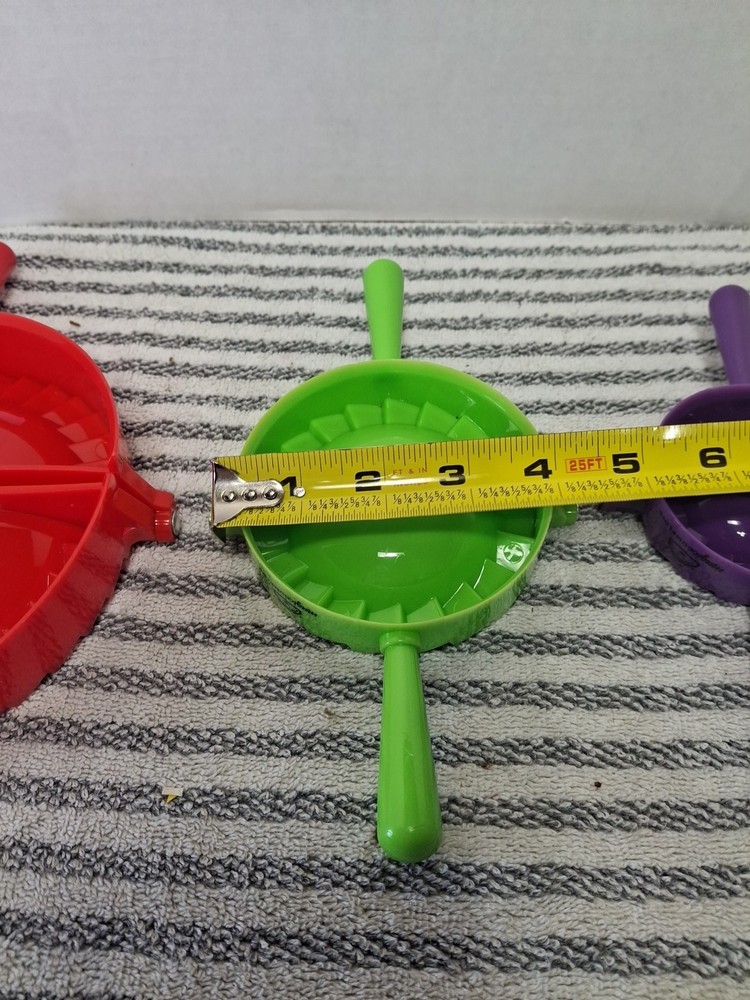 Magic Dumpling Presses 3 Red Green Purple