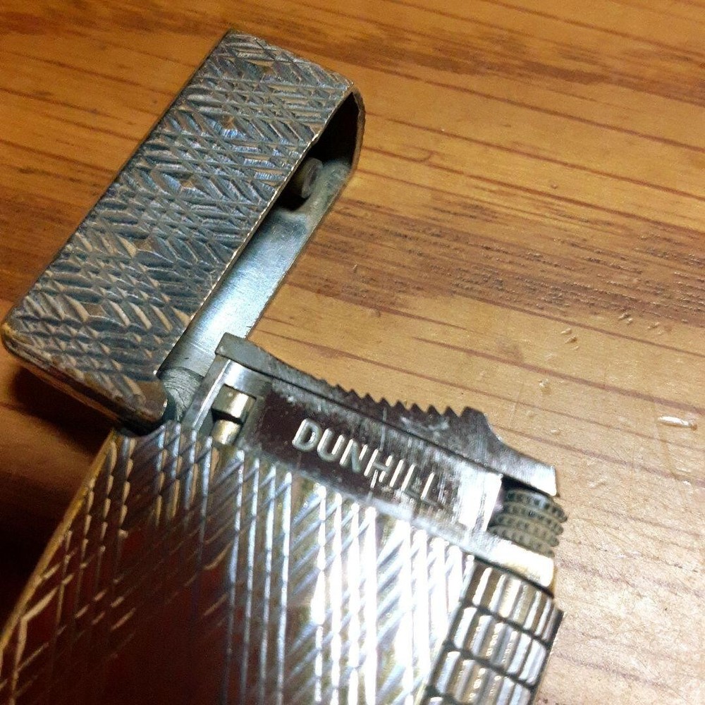 Working Dunhill Rollagas lighter 70 silver without box