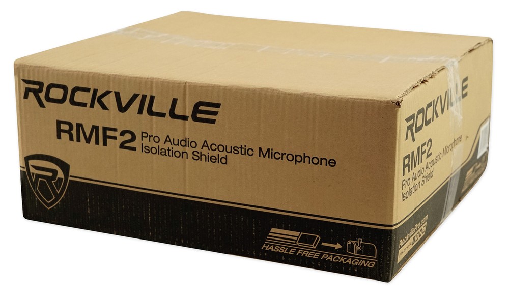 Rockville Pro Recording Studio Microphone+Isolation Shield+Mount+Filter+Stand