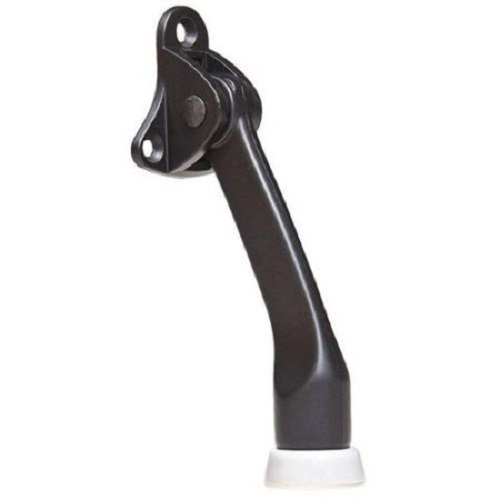 KABA ILCO 4" KICK-DOWN DOOR HOLD OPEN HOLDER DARK BRONZE