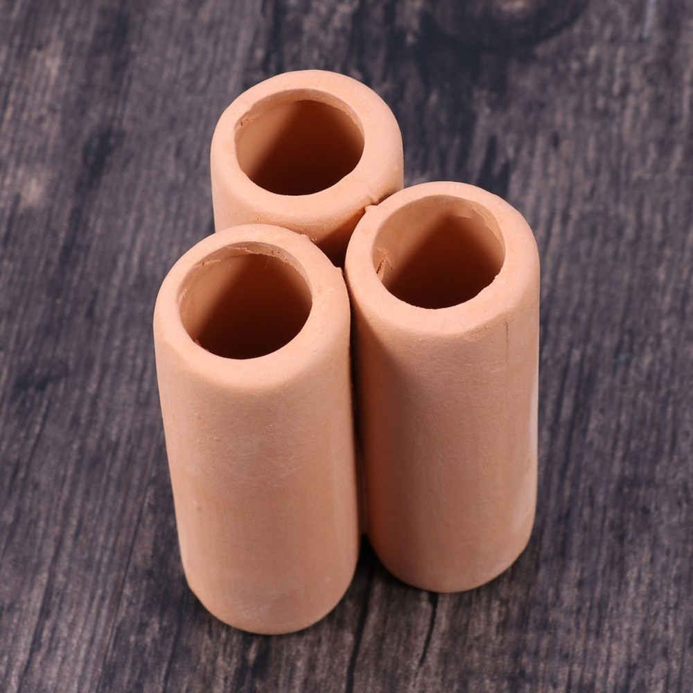 Small Ceramic Tubes Aquarium Decorations Plants Pot Cultivating Container