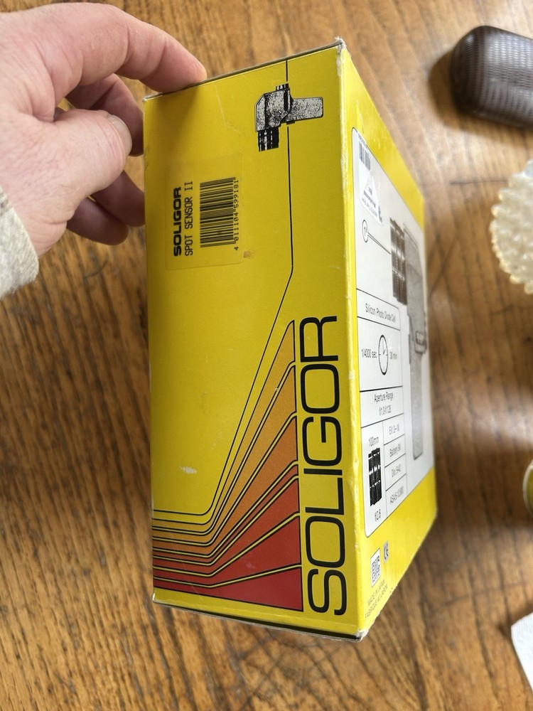 Soligor Spot Sensor-II Analog Spot Camera Light Meter w/Box Japan