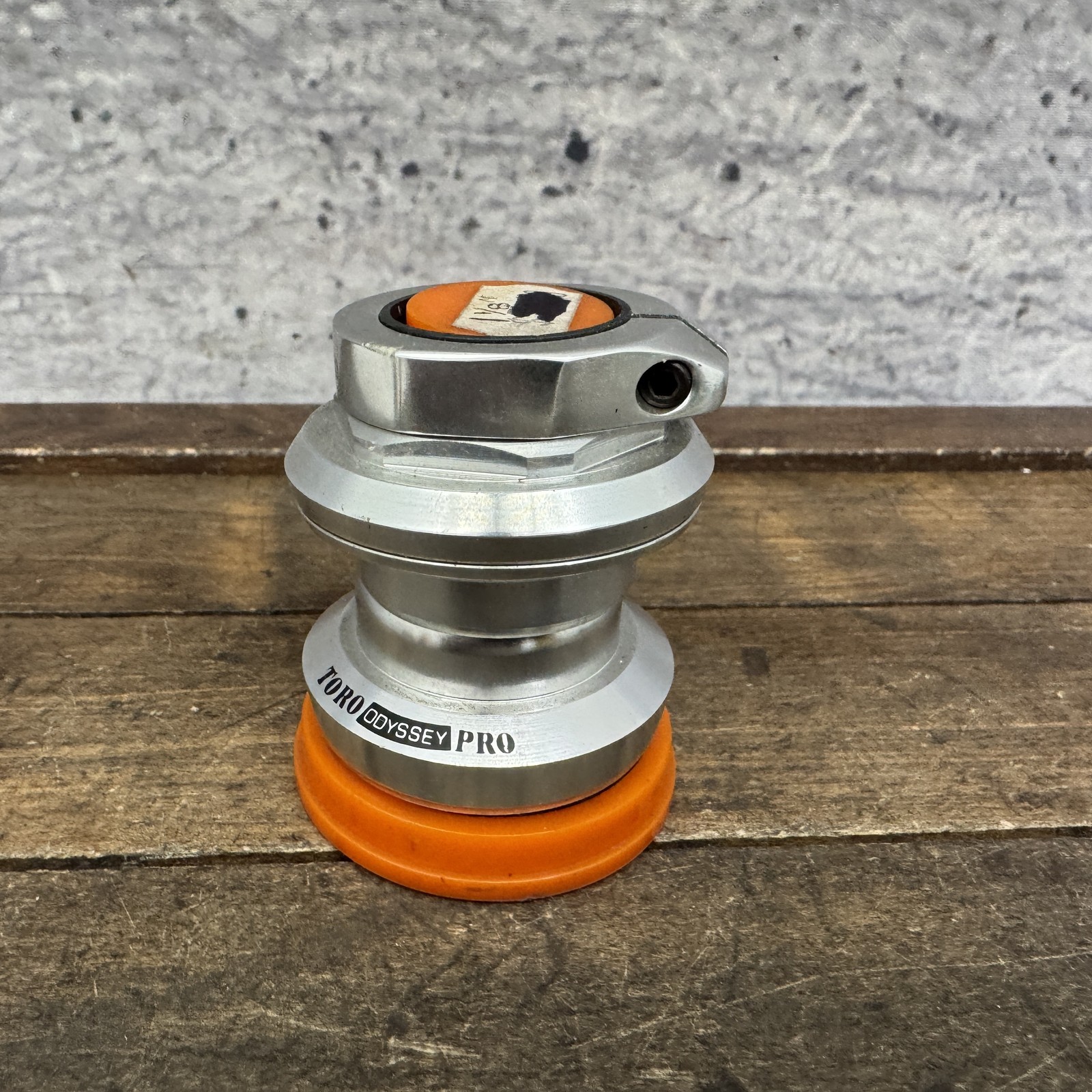 Odyssey Toro Pro 1 1/8 Threaded Headset 34mm 90s MTB Silver NOS Needle Bearings