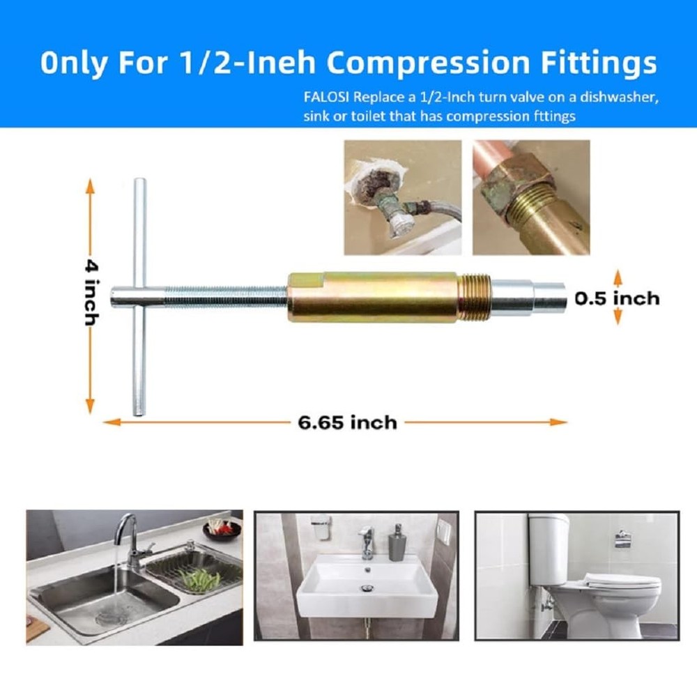 Compression Sleeve Puller Tool Remove Nut & Ferrule Of Pipe 03943- Golden