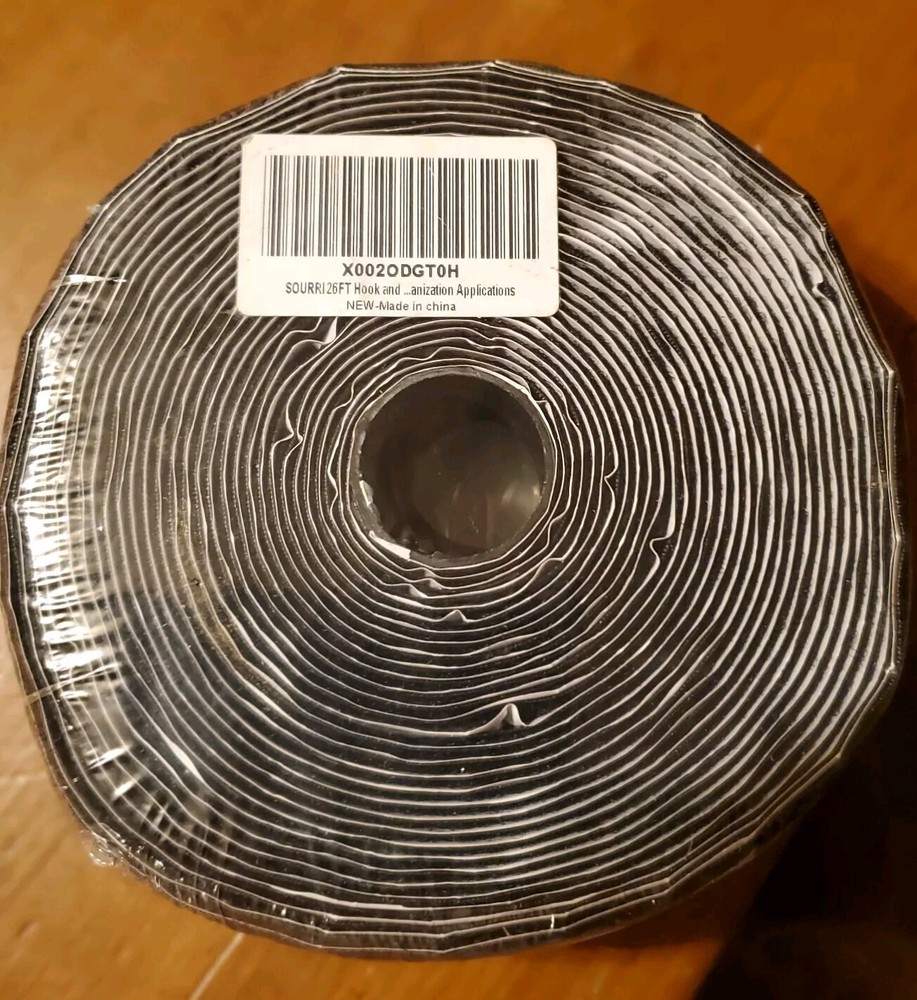 Sourri 1x26’ Sticky Back Hook & Loop Tape Roll