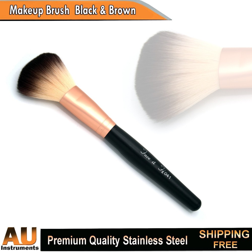 Makeup Brushes Face Eyeshadow Blush Foundation Make up Brush Black & Brown
