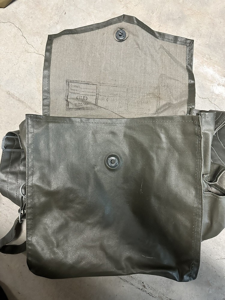 military gas mask bag