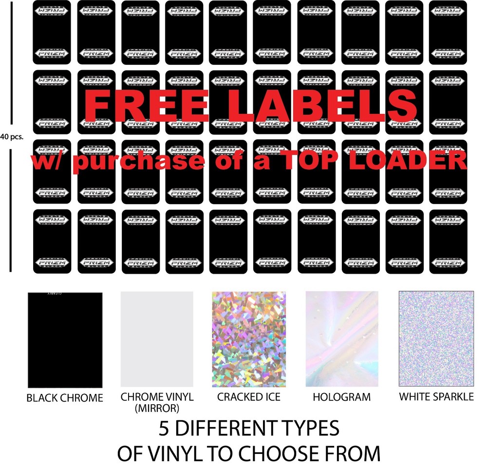 ONE TOUCH STICKERS FREE PANINI PRIZM BLACK LOGO LABELS PANINI PRIZM BLACK LABELS
