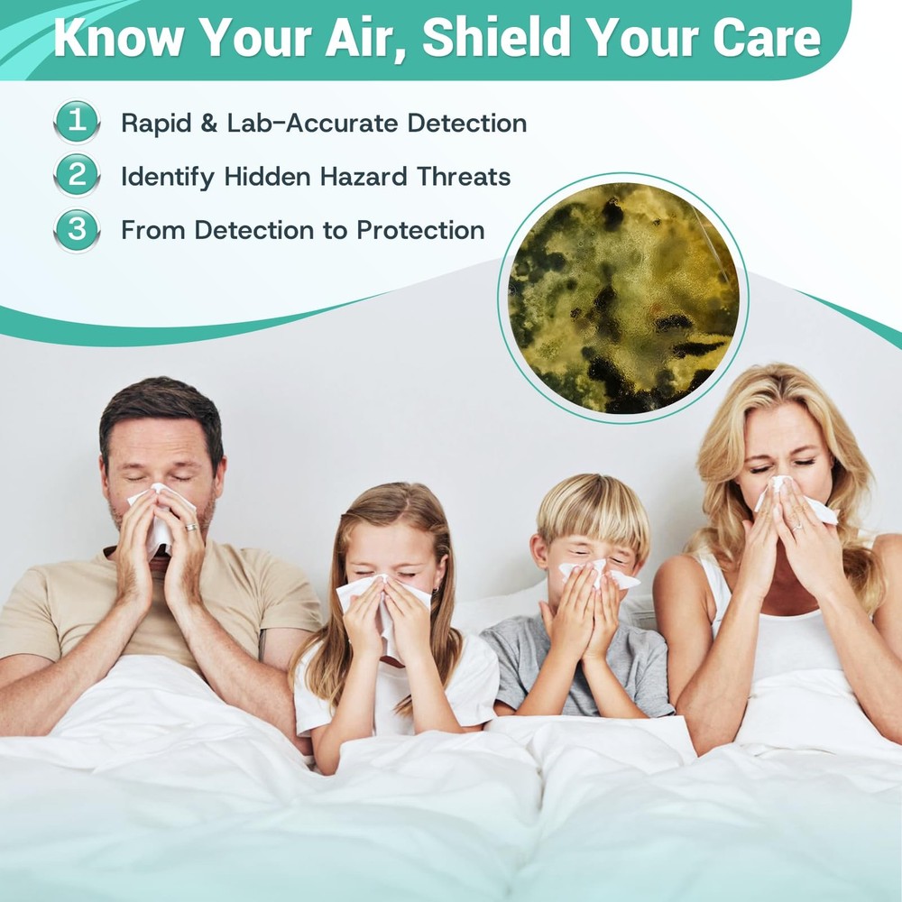Mold Test Kit for Home Detection 4 Simple DIY Science Kits for Fastly Testing...