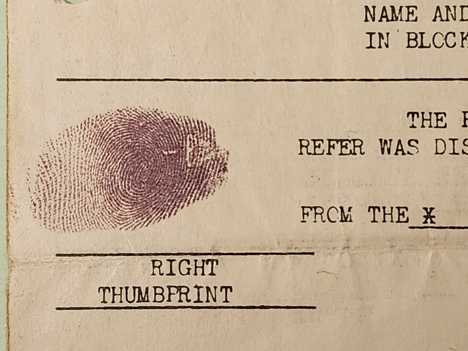 WW2 Germany Air Force POW Certificate of Discharge 1945 Used