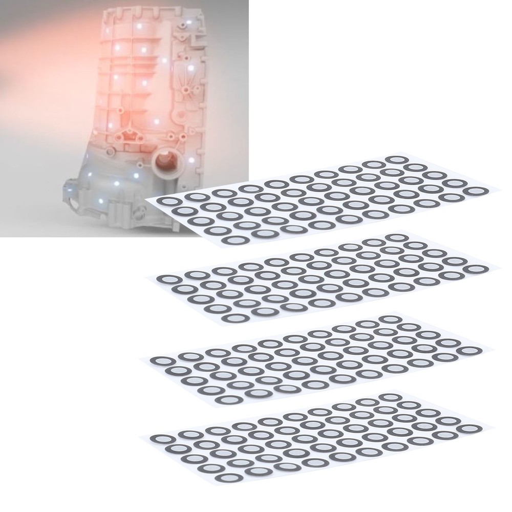 500 Pcs 3D Scanning Marker 6mm ID 10mm OD Reference Point Diffuse Reflection