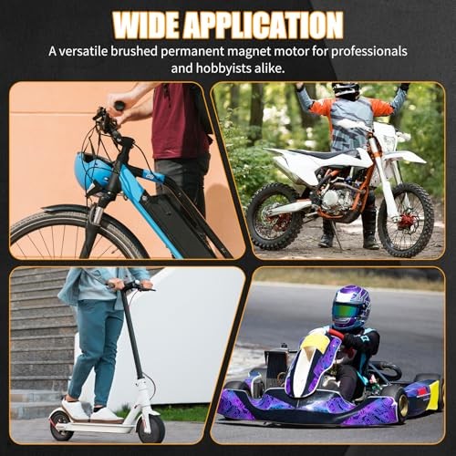 24V 350W Brushed Permanent Magnet DC Motor & PMA Generator, 3000RPM Dual