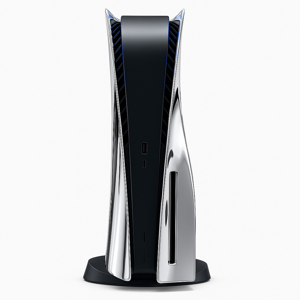 Cosmic Chrome PS5 Cover Plates for Playstation 5 Disk Edition, Replacement Shell