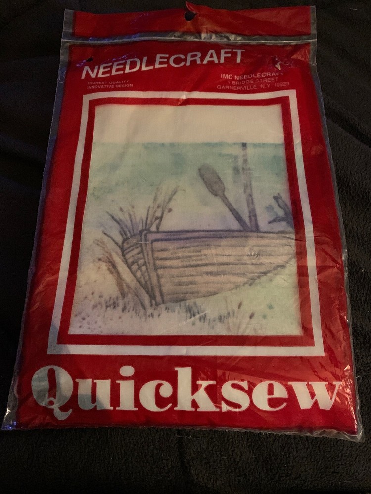 Needlecraft Quick 1/2 Cross Stitch Kit Boat