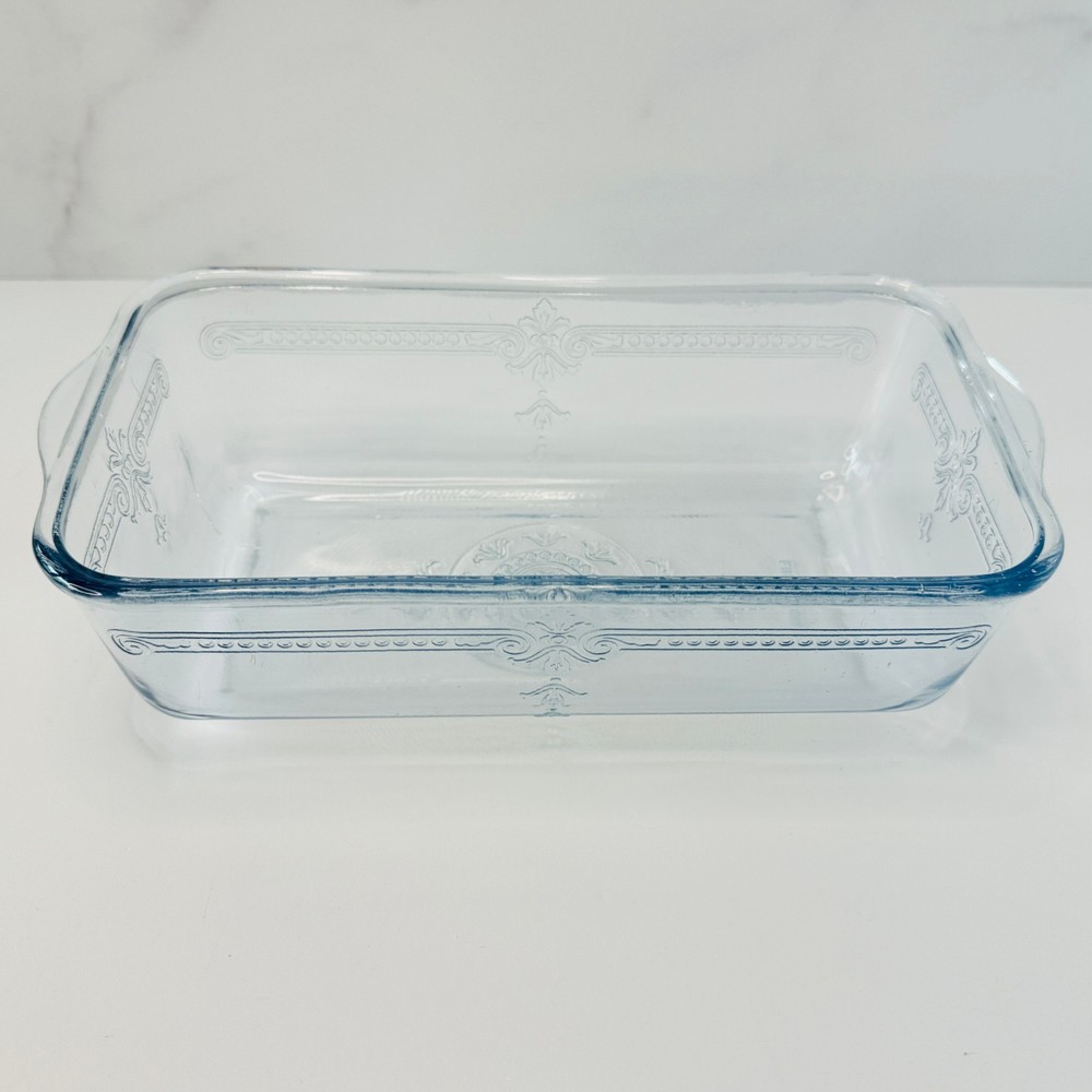 💠 Fire King Philbe Sapphire Blue Rectangular Loaf Pan