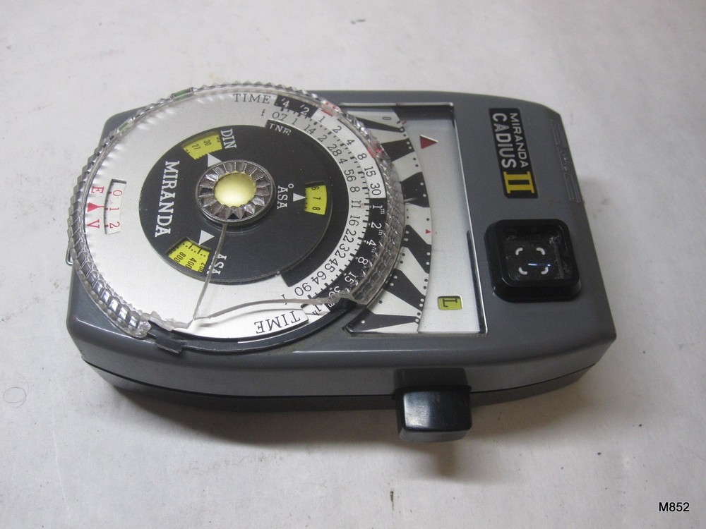 Miranda Cadius II Handheld Camera Exposure Meter WITH Leather Case