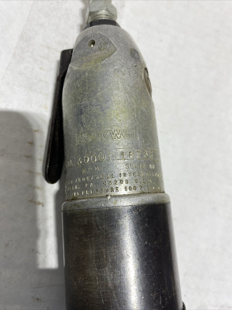 Rockwell 180 Degree Adjustable Right Angle Drill Aircraft Tools 3000.