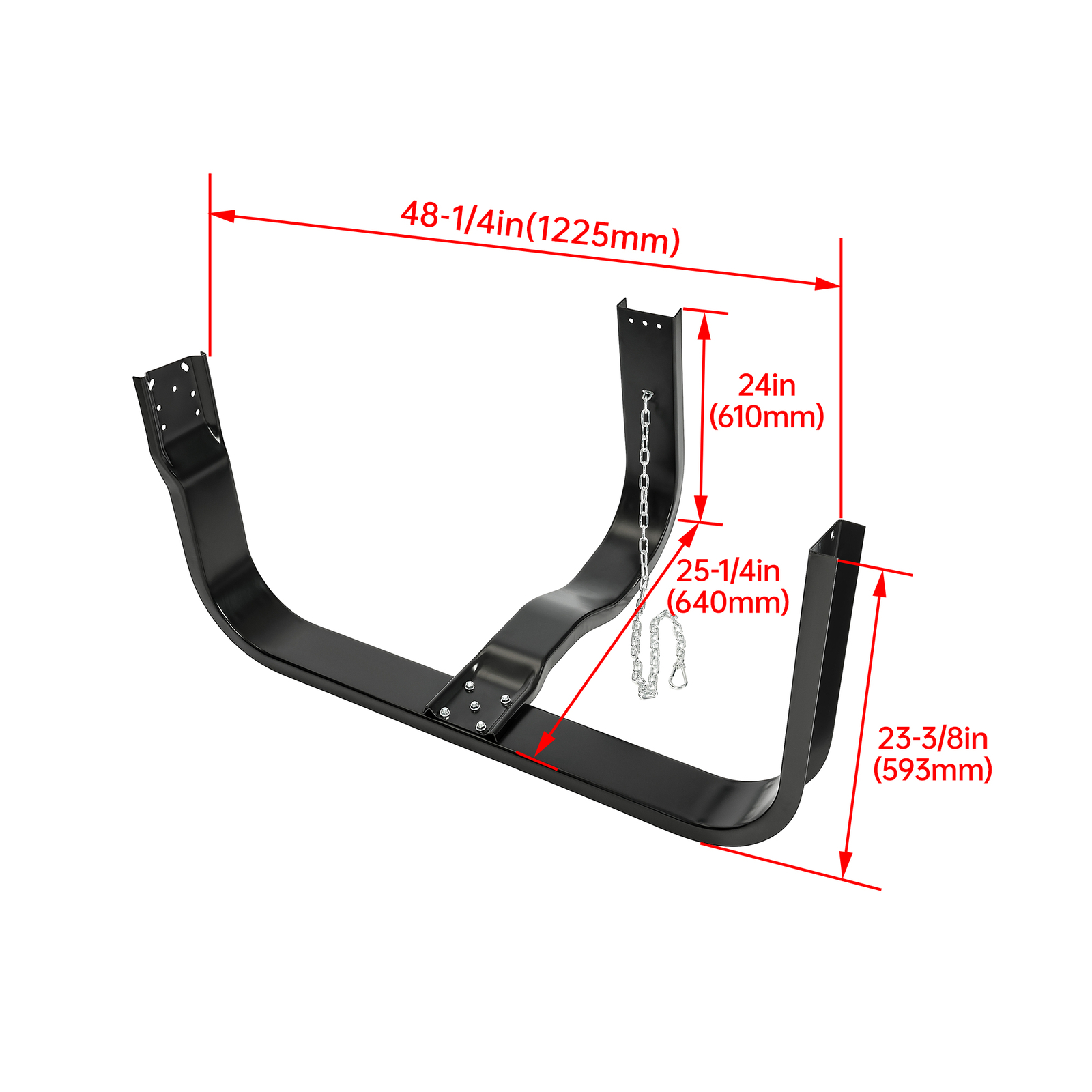 Semi Truck Spare Tire Carrier Spare Tire Rack Basket Type Universal Rim Holder