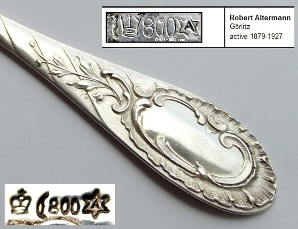 Set, Dining Fork + Spoon, Robert Altermann, 800 Silver E693