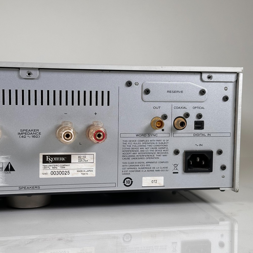 Esoteric AI-10 Integrated Amplifier; AS-IS