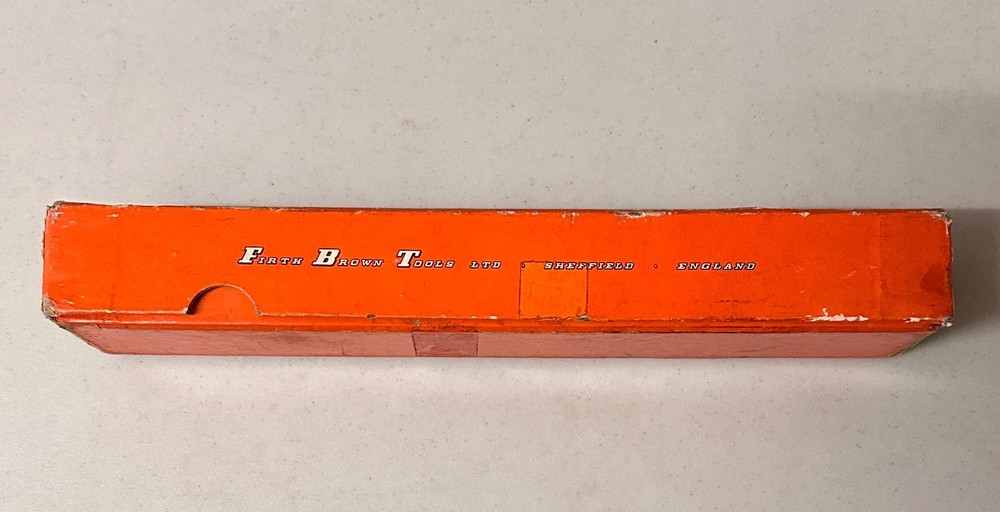Firth Brown Tools - Millenicut files - empty box
